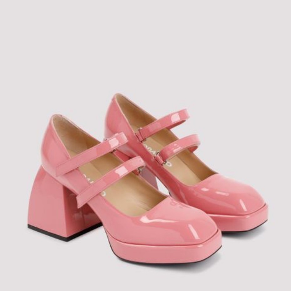 COPY - Nodaleto Pink Patent Maryjane platforms 37 made in Italy kawaii rare
